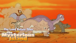 The Gang Runs Away from The Herd  The Land Before Time V The Mysterious Island [upl. by Eerrahs895]