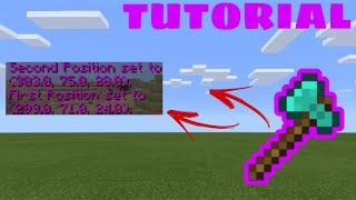 How to Get a World Edit Axe in Minecraft Tutorial [upl. by Anile]