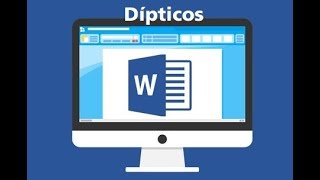 Díptico en word [upl. by Nehtan861]