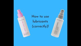 HOW TO USE LUBRICANTS CORRECTLY  PURE ROMANCE [upl. by Lefty114]