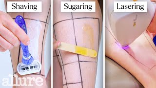 Every Method of Leg Hair Removal 21 Methods  Allure [upl. by Cobby]