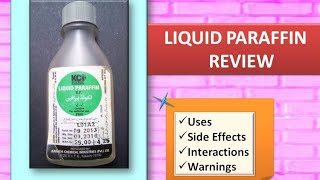 Liquid Paraffin Review  Uses And Side Effects  Benefits For Skin [upl. by Eyssej]