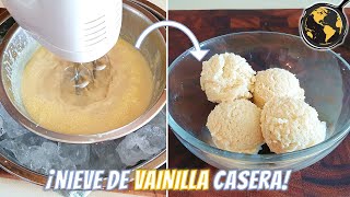 El secreto para hacer Nieve Casera fácil y perfecta  Cocina Universal [upl. by Terrej]