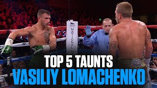 Lomachenkos Top 5 Taunts [upl. by Leik]