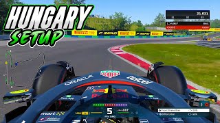 F1 22 HUNGARY HOTLAP  SETUP 114909 [upl. by Llevel]