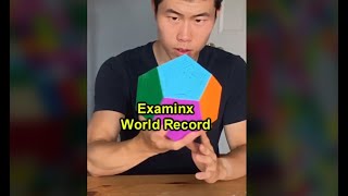 HARDEST Rubiks Cube World Record Solve Examinx [upl. by Repmek]