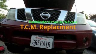 How to Replace Nissan TCM 2005  08 Truck RE5RO5A [upl. by Gravante]