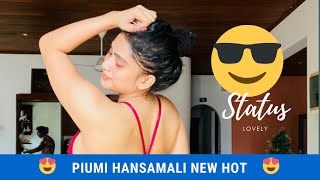 Piumi Hansamali New Hot Status [upl. by Euqinot]