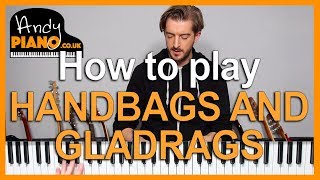 Handbags and Gladrags Piano Tutorial  Piano Songs for Beginners [upl. by Swart]