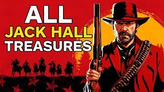 Red Dead Redemption 2 ALL Jack Hall Gang Treasure Locations [upl. by Nylrahc]