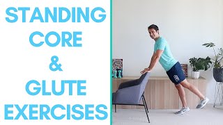 Essential Standing Glute amp Core Workout for Seniors [upl. by Mcleroy]