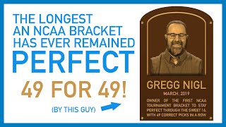 The longest verified perfect NCAA tournament bracket [upl. by Wernher796]