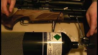 BSA R10 charging PCP rifle filling [upl. by Damales]