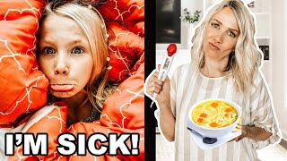 OH NO PRESLEE is SiCK  Large Family Vlog [upl. by Arakal]