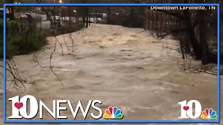 Flash flooding strikes East Tennessee [upl. by Enoch]