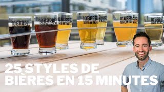 25 styles de bières en 15 minutes 🍺 [upl. by Monney]