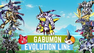 Gabumon Evolution Line  In Depth Analysis Digimon Facts Digivolution Line [upl. by Kiker555]