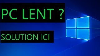 Tuto Comment accelerer un pc lent windows 10  8  7 Et sans logiciel [upl. by Enylcaj]