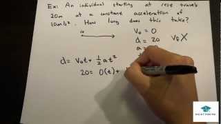 Physics Lecture Uniform Acceleration Motion [upl. by Adiesirb]