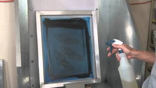 How To Screenprint Tips For Cleaning Ink Off Screens [upl. by Akinit]