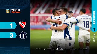 INDEPENDIENTE 1  3 TALLERES  Resumen del partido  TorneoBetano 2024 [upl. by Zobe]