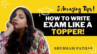 How To Write Exam Like A Topper  Paper Presentation Skills  Boards 2021  Shubham Pathak [upl. by Natsyrt]