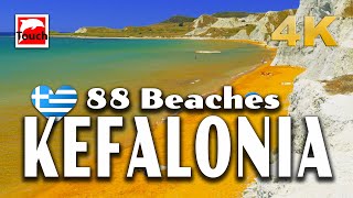 88 Best Beaches of KEFALONIA Greece 4K ► Top Places amp Secret Beaches in Europe touchgreece [upl. by Naloj992]