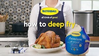 How to Deep Fry a Turkey  Butterball [upl. by Oinigih]