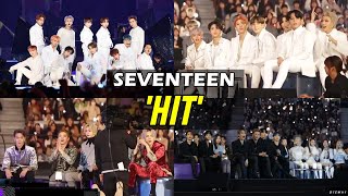 191204︱IDOLS Reaction to SEVENTEEN  HIT︱MAMA 2019 Monsta X ATEEZ TXT ONEUS Heize WayV ITZY [upl. by Aniat]