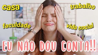 COMO CONCILIAR TRABALHO E ESTUDO  dicas para você trabalhar e estudar [upl. by Kayley109]