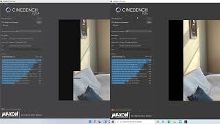 Ryzen 5 5600H vs Core i5 11400H Cinebench R23 [upl. by Nrublim]