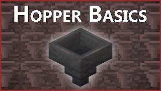 Minecraft Hoppers Basics [upl. by Rafaela]