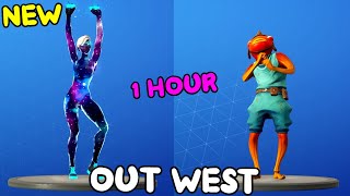 FORTNITE OUT WEST EMOTE 1 HOUR [upl. by Lowis]