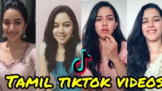 Tamil tiktok video  Mirnalini ravi tiktok collection  Trending new tiktok [upl. by Nothgierc]