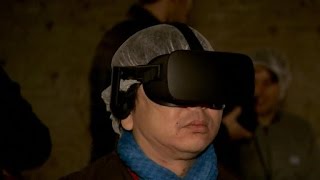 Virtual reality allows visitors see ancient Rome palace [upl. by Nawyt342]