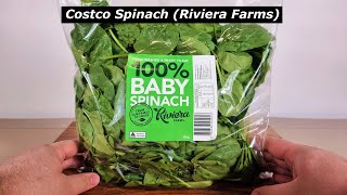 Recalled Riviera Farms Spinach Costco  LIMITED EDITION REVIEW [upl. by Terrye]