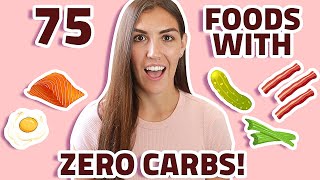 Zero Carb Food List BEST Foods For KETO [upl. by Jackson]