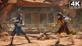 Mortal Kombat 1 arcade Sub Zero gameplay Playthrough Longplay [upl. by Emelin482]