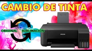 LIMPIEZA Y CAMBIO DE TINTA EN IMPRESORAS EPSON [upl. by Barger619]