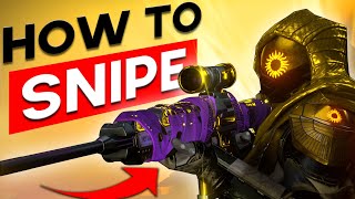 Sniping Guide for Destiny 2 PvP [upl. by Wrand]