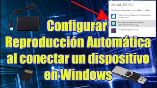 Activar desactivar y configurar Reproducción automática al conectar un dispositivo en Windows [upl. by Ailb]