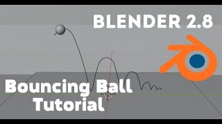 Blender 28 tutorial  Bouncing ball Animation [upl. by Valerle860]