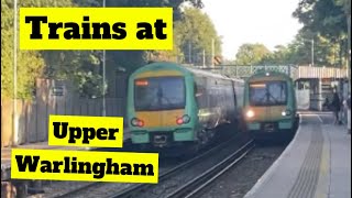 Trains at Upper Warlingham [upl. by Bowlds587]