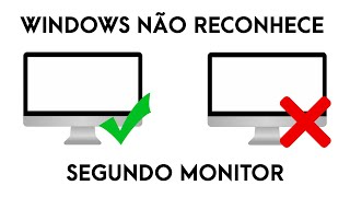 WINDOWS NÃO RECONHECE MONITOR [upl. by Fantasia964]