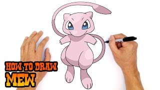 How to Draw Pokemon  Mew [upl. by Anifled441]