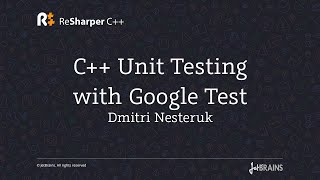 C Unit Testing with Google Test Tutorial [upl. by Ahsytal]