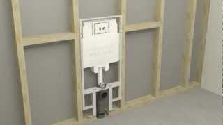 Fitting and Installation of Concealed Cisterns for Wall Hung Toilets [upl. by Olnee615]