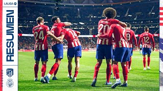 Las mejores acciones del Atlético de Madrid 31 Villarreal [upl. by Mohsen]