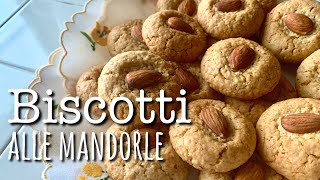 BISCOTTI ALLE MANDORLE  ricetta senza burro [upl. by Kcirdehs]