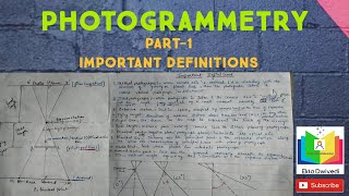 PHOTOGRAMMETRY PART1 Definitions [upl. by Althee]